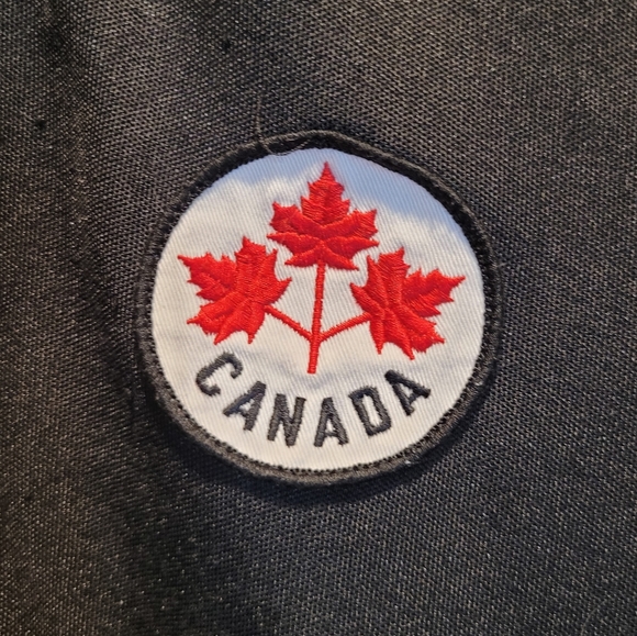 Hudson's Bay Company Team Canada black Olympic zip up sweater. Size Large. - Picture 3 of 8